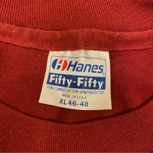 ‘90s VTG Chevy Beach Bash T-Shirt XL Measurement USA Made Single Stitch Hanes - Picture 2 of 9